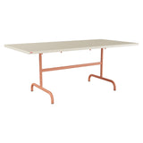 Schaffner Säntis Table repas rabattable 180x90cm – Sable Pastel 15 / Terracotta 84
