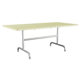 Schaffner Säntis Table repas rabattable 180x90cm – Jaune Buis 18 / Galvanisé à chaud 02