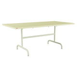 Schaffner Säntis Table repas rabattable 180x90cm – Jaune Buis 18 / Vert Pastel 64
