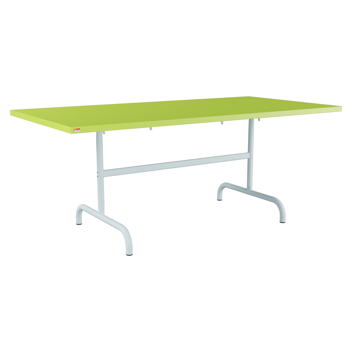 Schaffner Säntis Table repas rabattable 180x90cm – Vert clair 63 / Bleu Pastel 51