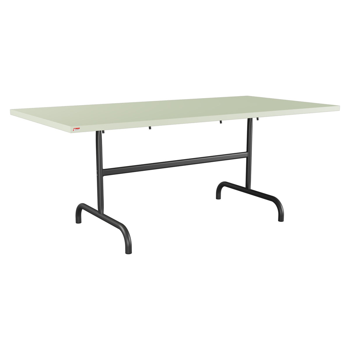 Schaffner Säntis Table repas rabattable 180x90cm – Vert Pastel 64 / Anthracite 77