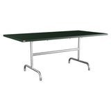 Schaffner Säntis Table repas rabattable 180x90cm – Vert Sapin 66 / Galvanisé à chaud 02
