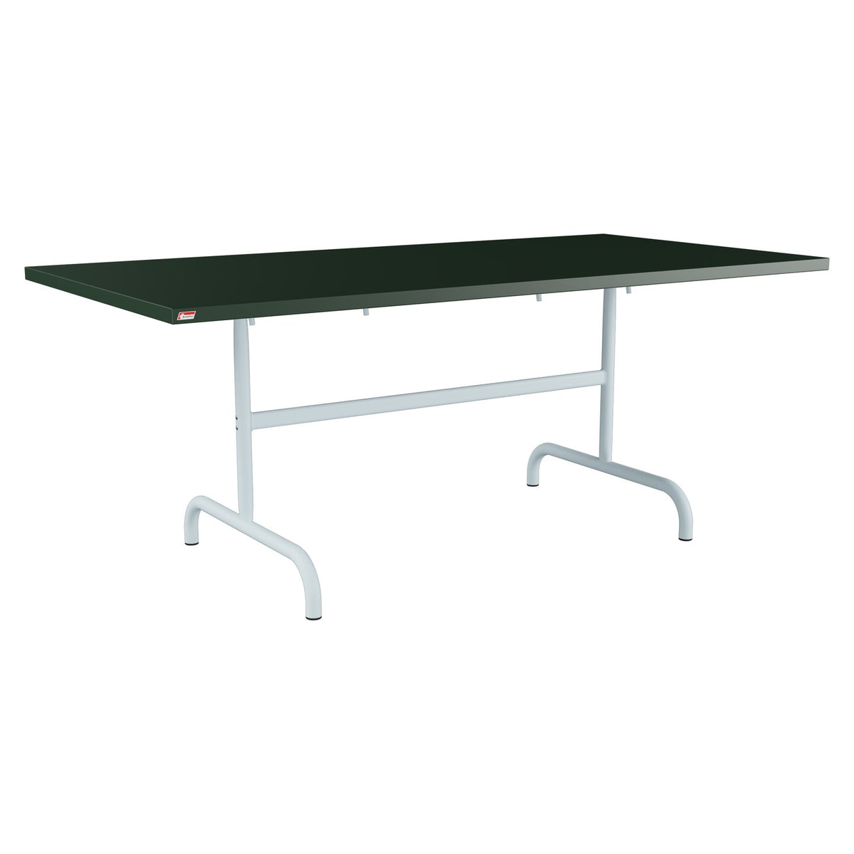 Schaffner Säntis Table repas rabattable 180x90cm – Vert Sapin 66 / Bleu Pastel 51