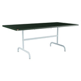 Schaffner Säntis Table repas rabattable 180x90cm – Vert Sapin 66 / Bleu Pastel 51