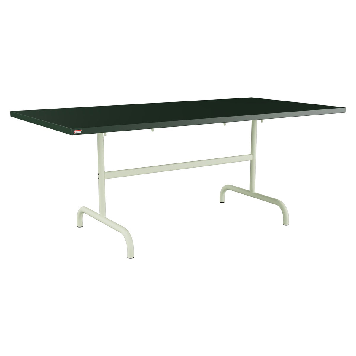 Schaffner Säntis Table repas rabattable 180x90cm – Vert Sapin 66 / Vert Pastel 64