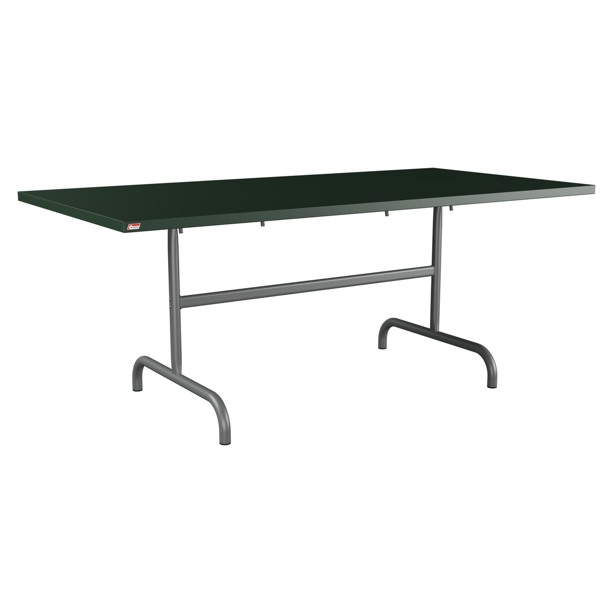 Schaffner Säntis Table repas rabattable 180x90cm – Vert Sapin 66 / Graphite 73