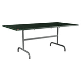 Schaffner Säntis Table repas rabattable 180x90cm – Vert Sapin 66 / Graphite 73