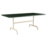 Schaffner Säntis Table repas rabattable 180x90cm – Vert Sapin 66 / Marron Pastel 83