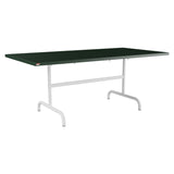 Schaffner Säntis Table repas rabattable 180x90cm – Vert Sapin 66 / Blanc 90