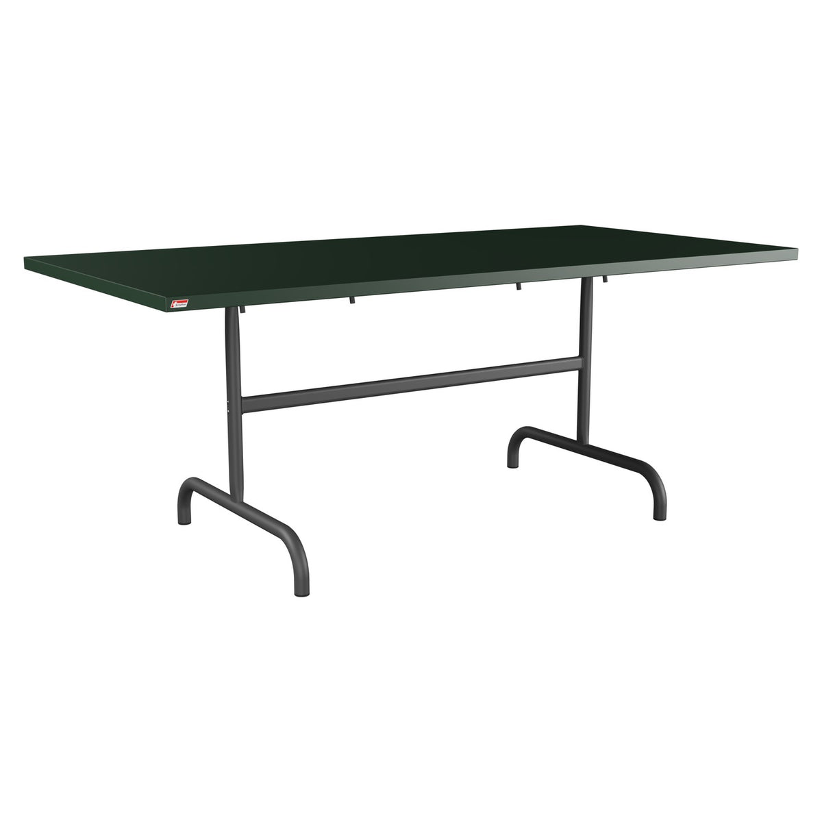 Schaffner Säntis Table repas rabattable 180x90cm – Vert Sapin 66 / Noir 91