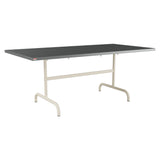 Schaffner Säntis Table repas rabattable 180x90cm – Graphite 73 / Sable Pastel 15