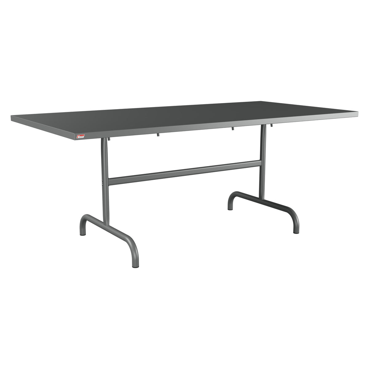 Schaffner Säntis Table repas rabattable 180x90cm – Graphite 73 / Graphite 73