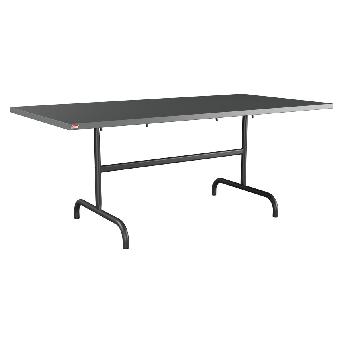 Schaffner Säntis Table repas rabattable 180x90cm – Graphite 73 / Anthracite 77