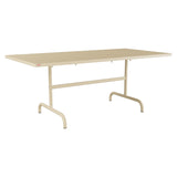 Schaffner Säntis Table repas rabattable 180x90cm – Marron Pastel 83 / Marron Pastel 83