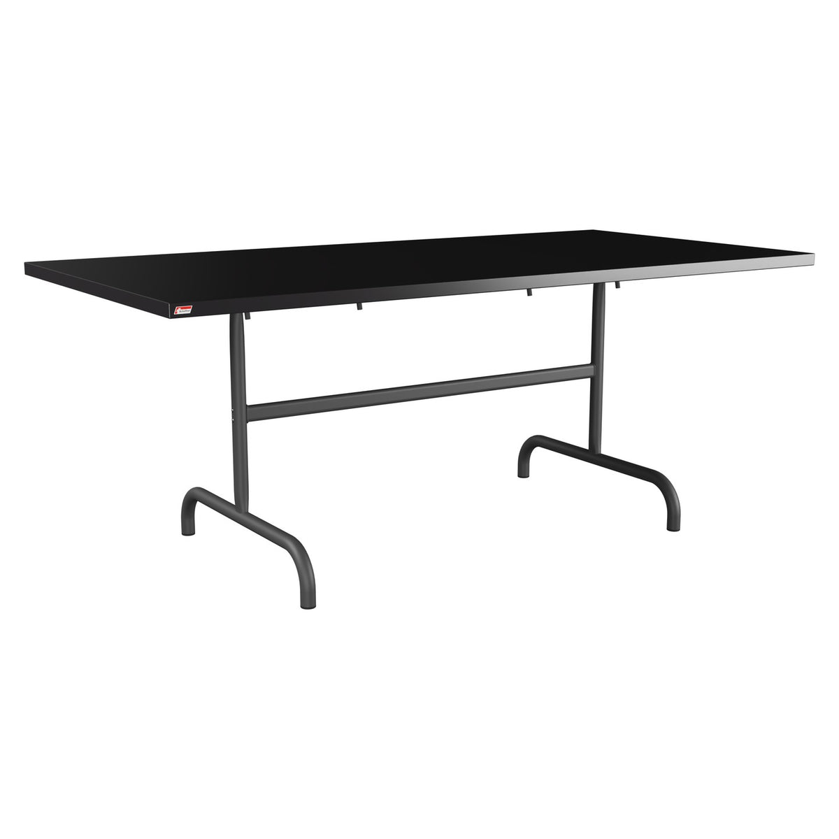 Schaffner Säntis Table repas rabattable 180x90cm – Noir 91 / Noir 91
