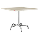 Schaffner Säntis Table repas rabattable 90x90cm – Sable Pastel 15 / Galvanisé à chaud 02