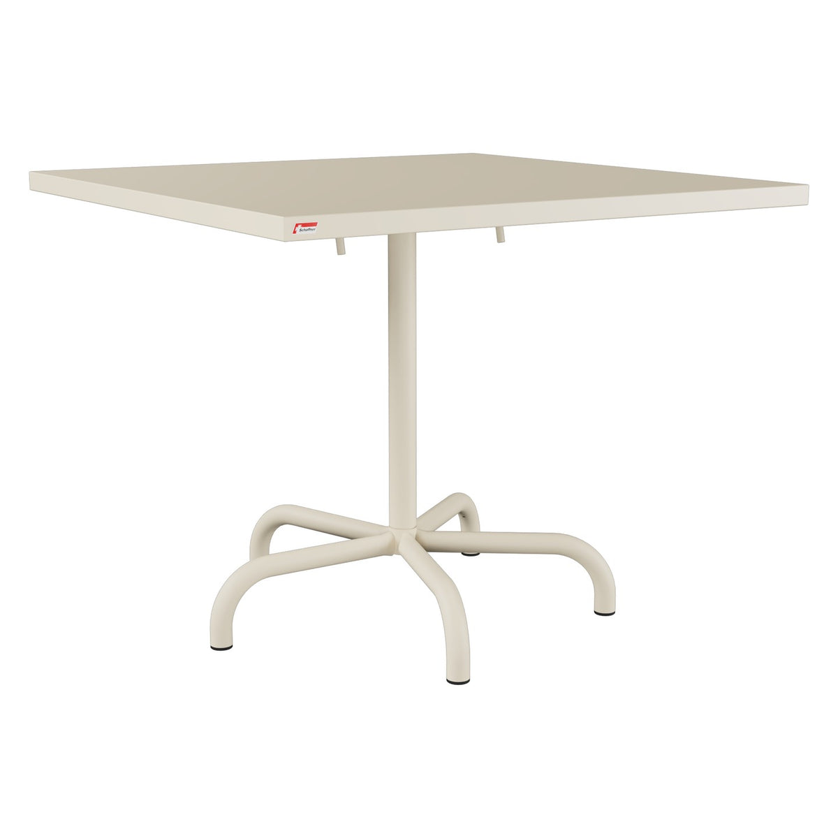 Schaffner Säntis Table repas rabattable 90x90cm – Sable Pastel 15 / Sable Pastel 15