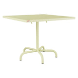 Schaffner Säntis Table repas rabattable 90x90cm – Jaune Buis 18 / Jaune Buis 18
