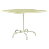 Schaffner Säntis Table repas rabattable 90x90cm – Jaune Buis 18 / Vert Pastel 64