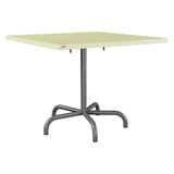 Schaffner Säntis Table repas rabattable 90x90cm – Jaune Buis 18 / Graphite 73