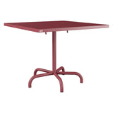 Schaffner Säntis Table repas rabattable 90x90cm – Bordeaux 38 / Bordeaux 38