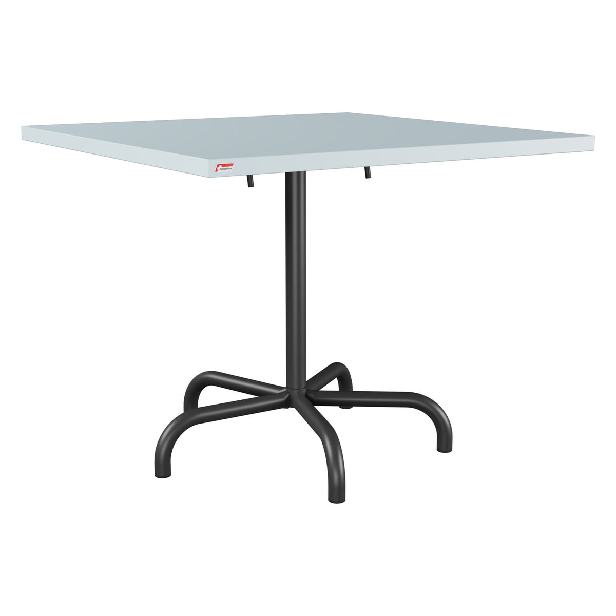 Schaffner Säntis Table repas rabattable 90x90cm – Bleu Pastel 51 / Anthracite 77