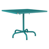 Schaffner Säntis Table repas rabattable 90x90cm – Bleu Kali 56 / Bleu Kali 56