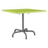 Schaffner Säntis Table repas rabattable 90x90cm – Vert clair 63 / Graphite 73