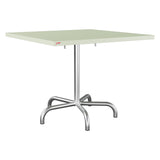 Schaffner Säntis Table repas rabattable 90x90cm – Vert Pastel 64 / Galvanisé à chaud 02