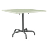 Schaffner Säntis Table repas rabattable 90x90cm – Vert Pastel 64 / Graphite 73