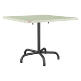 Schaffner Säntis Table repas rabattable 90x90cm – Vert Pastel 64 / Anthracite 77