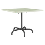 Schaffner Säntis Table repas rabattable 90x90cm – Vert Pastel 64 / Noir 91