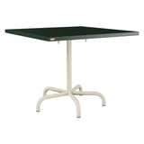Schaffner Säntis Table repas rabattable 90x90cm – Vert Sapin 66 / Sable Pastel 15