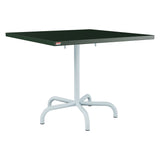 Schaffner Säntis Table repas rabattable 90x90cm – Vert Sapin 66 / Bleu Pastel 51