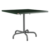 Schaffner Säntis Table repas rabattable 90x90cm – Vert Sapin 66 / Graphite 73