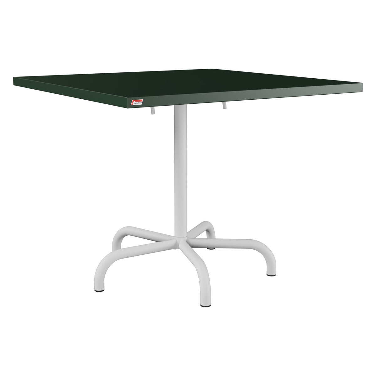 Schaffner Säntis Table repas rabattable 90x90cm – Vert Sapin 66 / Gris Argent 78