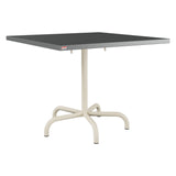 Schaffner Säntis Table repas rabattable 90x90cm – Graphite 73 / Sable Pastel 15
