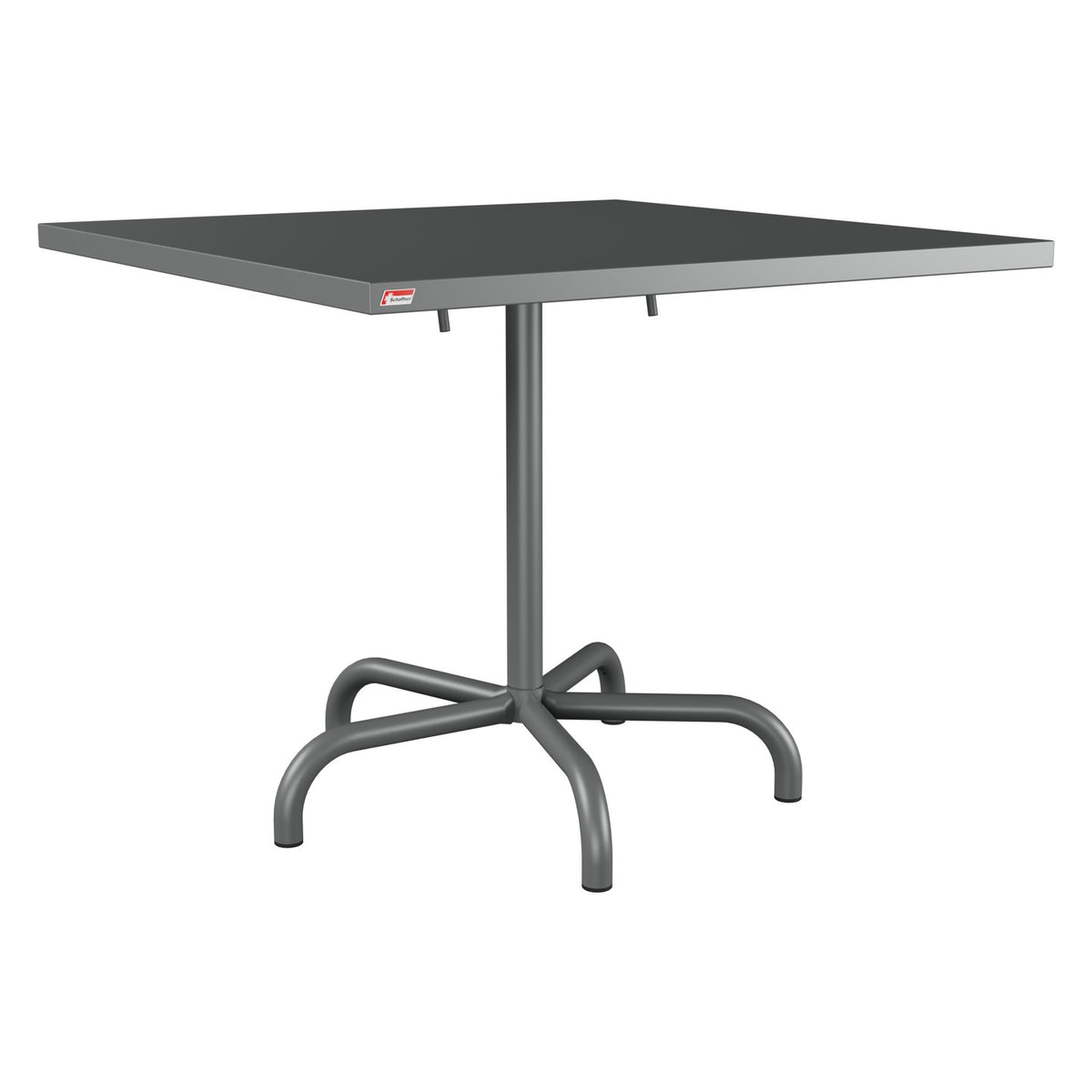 Schaffner Säntis Table repas rabattable 90x90cm – Graphite 73 / Graphite 73