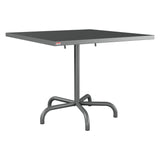 Schaffner Säntis Table repas rabattable 90x90cm – Graphite 73 / Graphite 73