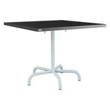Schaffner Säntis Table repas rabattable 90x90cm – Anthracite 77 / Bleu Pastel 51