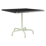 Schaffner Säntis Table repas rabattable 90x90cm – Anthracite 77 / Vert Pastel 64