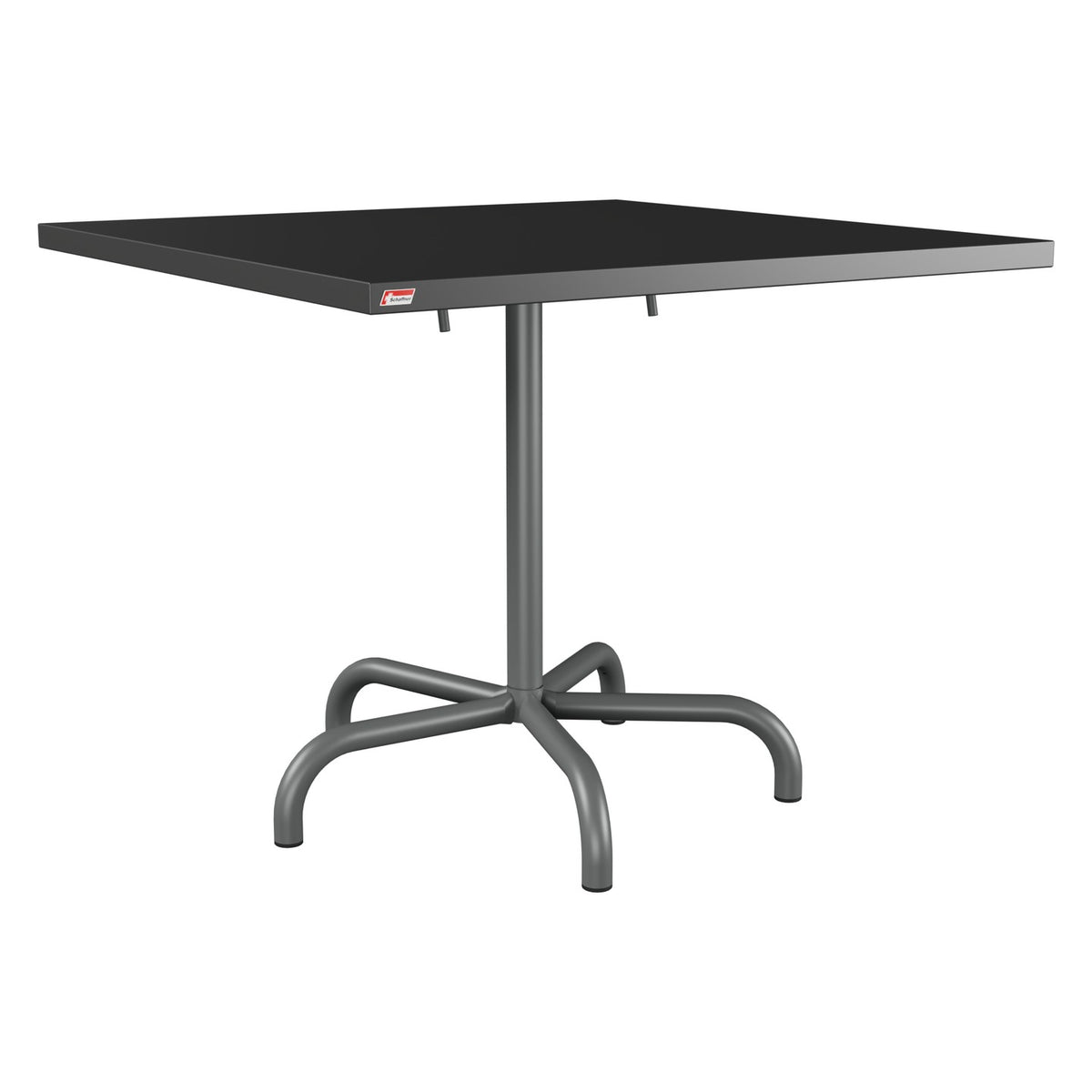 Schaffner Säntis Table repas rabattable 90x90cm – Anthracite 77 / Graphite 73