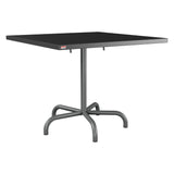 Schaffner Säntis Table repas rabattable 90x90cm – Anthracite 77 / Graphite 73