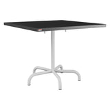 Schaffner Säntis Table repas rabattable 90x90cm – Anthracite 77 / Gris Argent 78