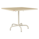 Schaffner Säntis Table repas rabattable 90x90cm – Marron Pastel 83 / Sable Pastel 15