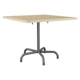 Schaffner Säntis Table repas rabattable 90x90cm – Marron Pastel 83 / Graphite 73