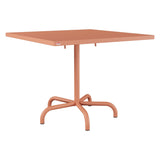Schaffner Säntis Table repas rabattable 90x90cm – Terracotta 84 / Terracotta 84
