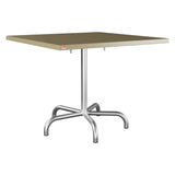 Schaffner Säntis Table repas rabattable 90x90cm – Champagne 85 / Galvanisé à chaud 02