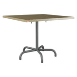 Schaffner Säntis Table repas rabattable 90x90cm – Champagne 85 / Graphite 73