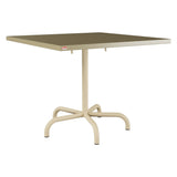 Schaffner Säntis Table repas rabattable 90x90cm – Champagne 85 / Marron Pastel 83